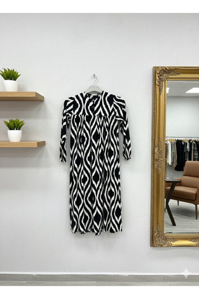 fariza tekstil Girl's Viscose Dress with Robe