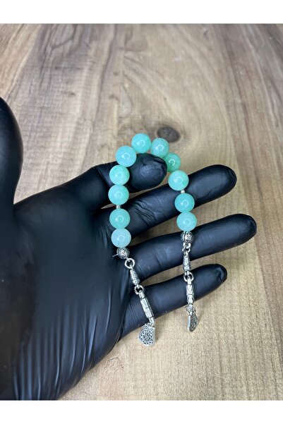 Mos Tespih سبحة زازة سالامالك من حجر اليشم الطبيعي الفاخر