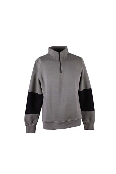trender Zippered Sleeve Piece Three String Sh Fleece-Lined Men's Sweat 5741 L...