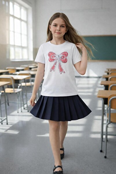 Öz klas Store April 23 Show and Special Day Embroidery Detail T-Shirt