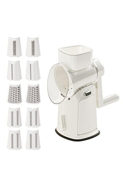 Flippy Manual Grater, Flippy, 10 Interchangeable Blades, Anti-Splash, 27 x 13...