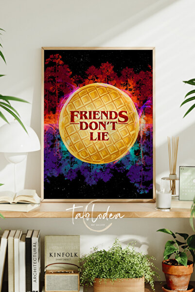 tablodea Tablou Stranger Things, TD Stranger Things - Prietenii nu mint - Pos...