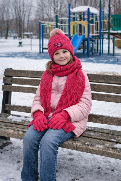 Monkabox Scarf, Beanie, and Glove Set for Ages 9-15 and Above