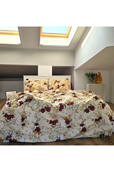 Kotonia Home 4-piece bed linen, 2 people, classic smooth fabric, 100% cotton,...