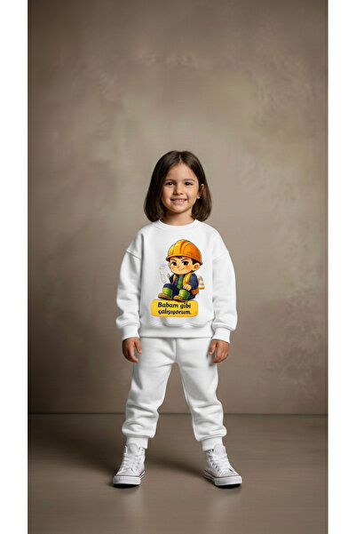 playwear Φούτερ ομάδας με στάμπα LIKE MY DAD για κορίτσια και αγόρια, με λαιμ...