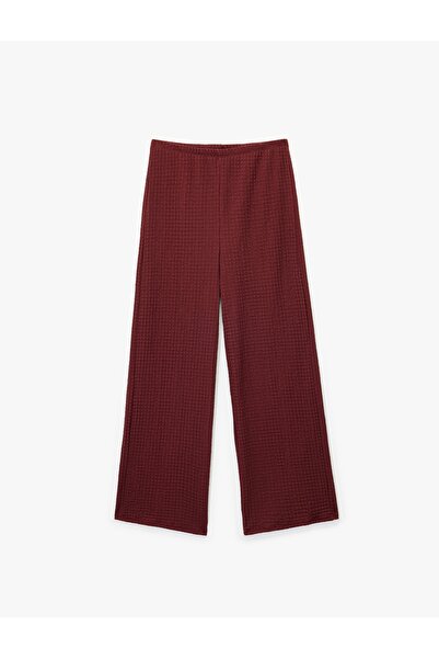 Koton Girl's Knitwear Pants 6Wkg40161Ak Bordo