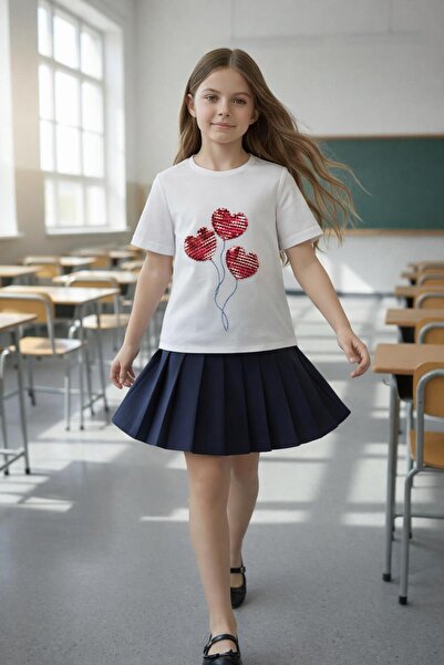 FERRY BUTİK April 23 Show and Special Day Embroidery Detail T-Shirt