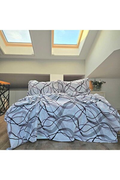 Kotonia Home 4-piece bed linen, 2 people, classic plain fabric, 100% cotton, ...