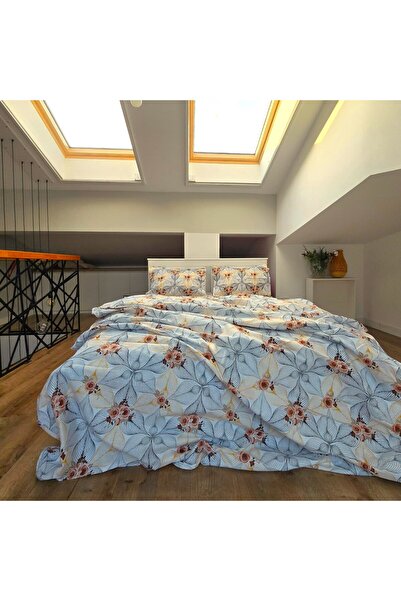 Kotonia Home 4-piece bed linen, 2 people, classic smooth fabric, 100% cotton,...