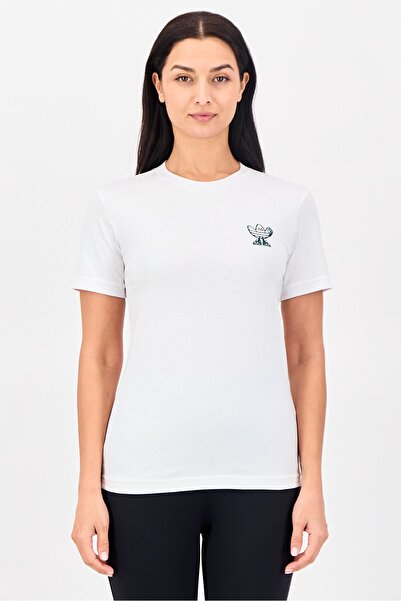 adidas Women Sportswear Fit Short Sleeve Outdoor T-Shirt, White