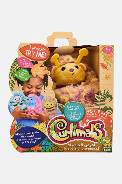 Curlimals Buzzle The Bee Interactive Soft Toy