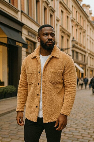 laçin life Erkek peluş gömlek