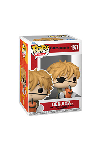 Funko Pop Figure Chainsaw Man Denji with Pochita 1971