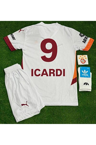 Alaturka Mix 5-YILDIZLI Galatâsarây./ Mauro.Îcârd'î / 2024/25 Deplasman Beyaz...