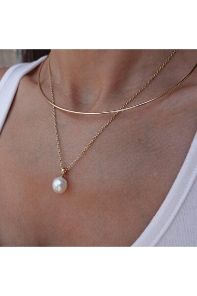 Twinssis Accessories Versatile Single Pearl Choker Necklace