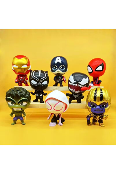 Shem مجسم شخصية مارفل أفنجرز 8 قطع