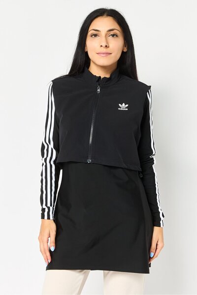 adidas Women Sportswear Fit Long Sleeve Outdoor Top, Black