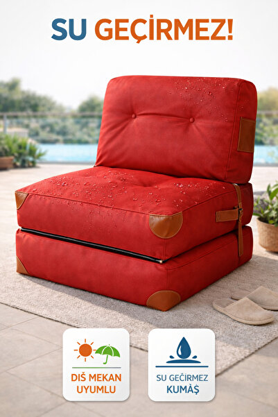 PUFYMAX Comfy DIŞ MEKANLAR İÇİN yeni nesil bohem tekli koltuk,yataklı katlanı...