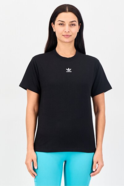 adidas Women Sportswear Fit Short Sleeve Outdoor T-shirt, Black