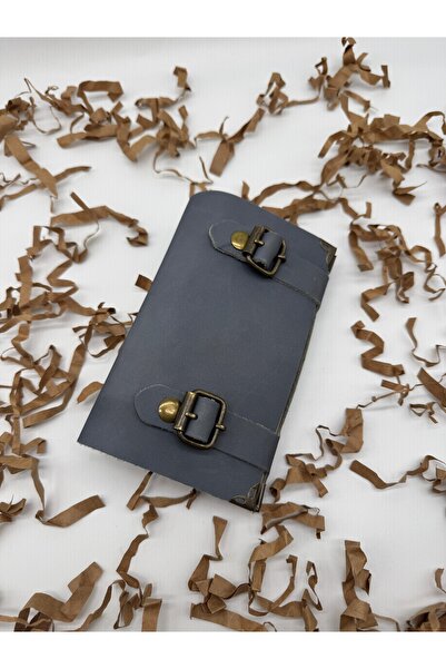 LAYDA 100% Genuine Leather Vintage Notebook Blue