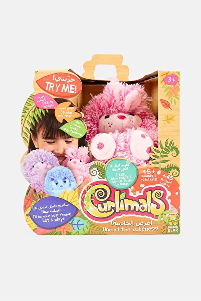 Curlimals Uncurl The Cutness Bibi Bunny Soft Toys