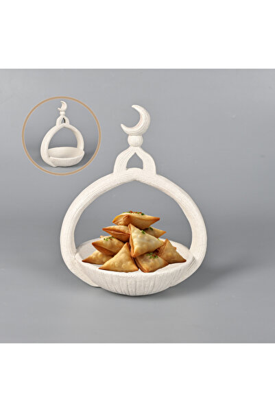 Generic Ramadan Serving Tray - 30 cm Islamic Design
