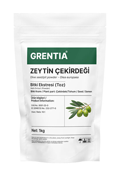 Grentia ZEYTİN ÇEKİRDEĞİ Toz Ekstresi / Toz Ekstraktı 1 - Olive seed/pit powder
