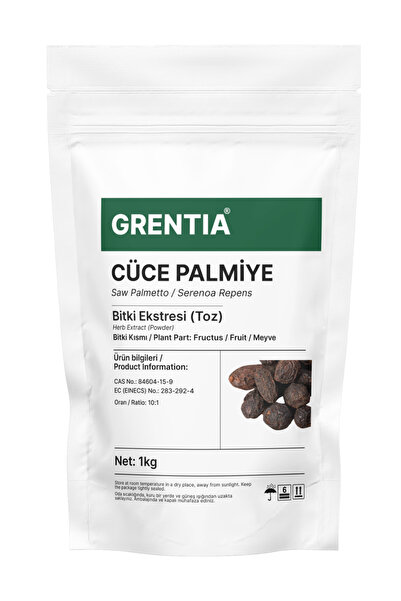 Grentia CÜCE PALMİYE / SAW PALMETTO Toz Ekstresi / Toz Ekstraktı 1 - Serenoa ...