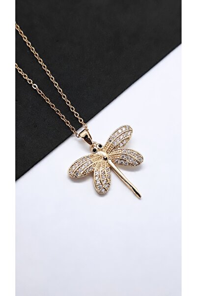 Serenity قلادة فولاذية على شكل يعسوب رباعي الأجنحة