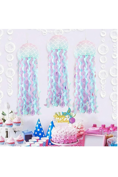 Partifabrik Japanese Lantern Mermaid with Tassels 30 cm