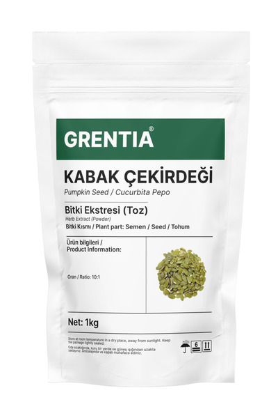 Grentia KABAK ÇEKİRDEĞİ Toz Ekstresi / Toz Ekstraktı 1 kg - Cucurbita pepo