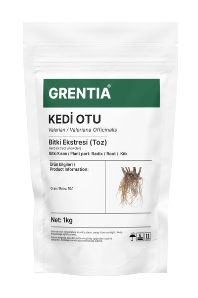 Grentia KEDİ OTU Toz Ekstresi / Toz Ekstraktı 1 - Valeriana officinalis