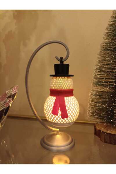 smilechild Led Candle Illuminated Snowman 21 cm Christmas Gift Valentine's Da...