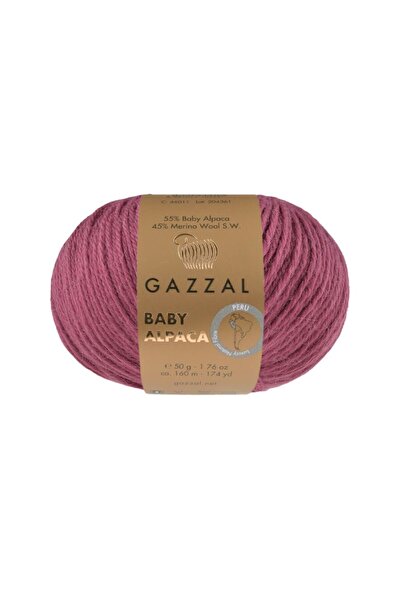 Gazzal حزمة مميزة من خيوط بيبي ألباكا مكونة من 5 قطع، 55% ألباكا، 45% صوف سوب...