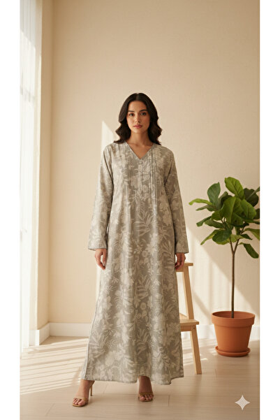 Maison Emarat All over printed pastel Jalabiya