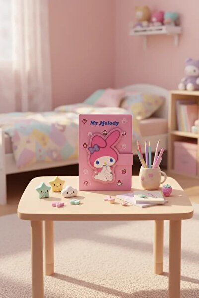 SANRIO Lisanslı My Melody A5 3D Figürlü Mıknatıslı Not Defteri