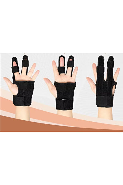SNOWTEKSS 1 Piece Adjustable Sequential Double Finger Splint