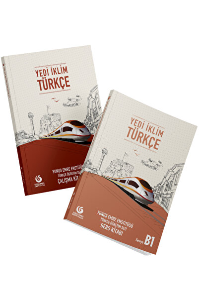 Yunus Emre Enstitüsü Seven Climates Turkish Teaching Set (B2) Textbook and Wo...