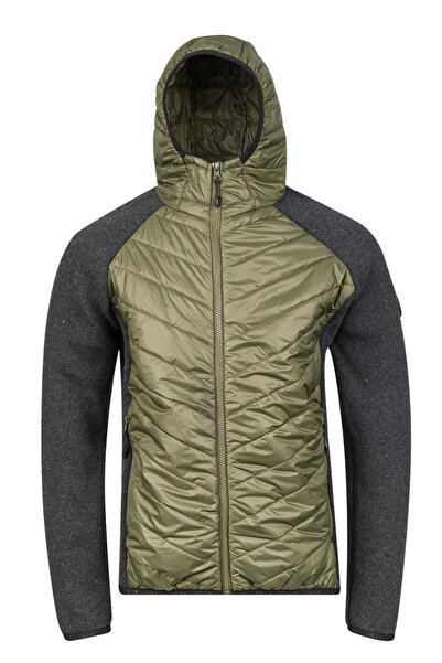 2AS Lucas Men's Hooded Full Zip Sweat Khaki