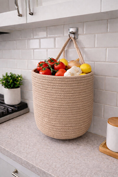 ÖRGÜM Coș Organizator Decorativ Multifuncțional 20x23 Cm