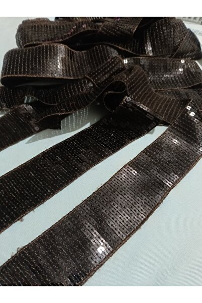 ULUPAMİR شريط براق بني اللون مزين بالترتر