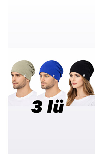 SEFUCAN Bere kalın şardonlu kışlık uzun unisex siyah mavi yeşil