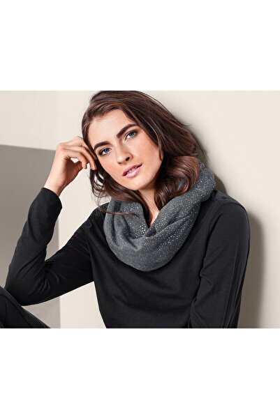 Tchibo Women Fleece Neckwarmer Scarf, Grey