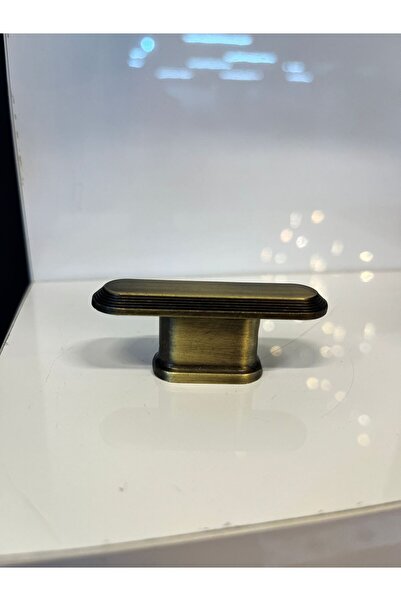 Taşkın Aksesuar Allegra Metal Knob Handle Antique Yellow Cabinet Door Modern ...