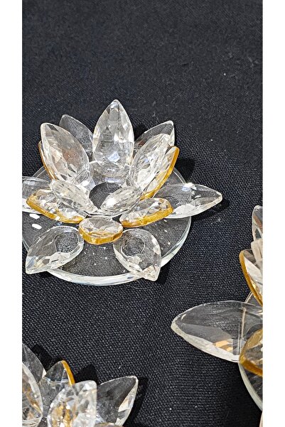 Keopsantique home Keopsantique 3 lü kristal nilüfer