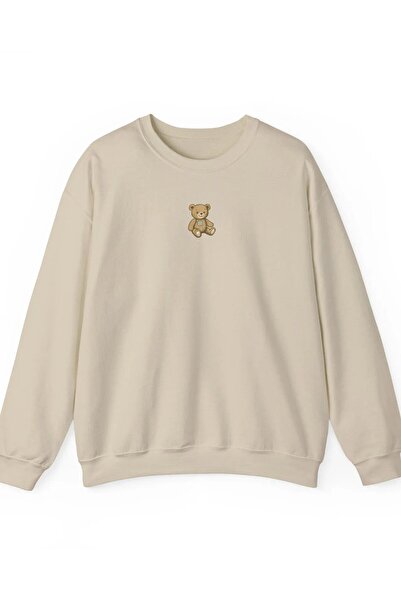 Jose Clothing Teddy Bear Printed Organic Cotton Sweatshirt