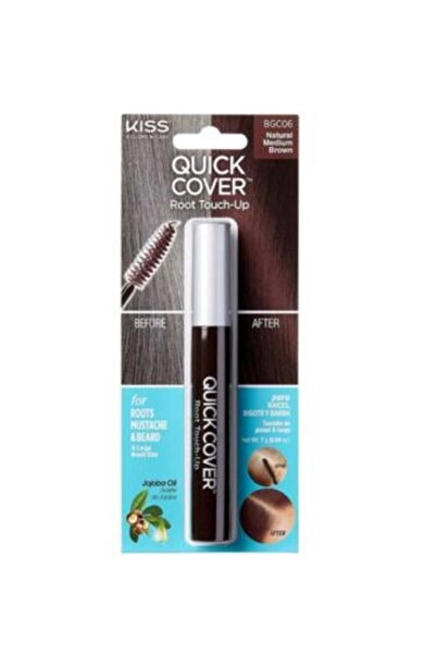 Red by Kiss Quick Cover Hair Root Brush by - Medium Brown Natural | BGC06