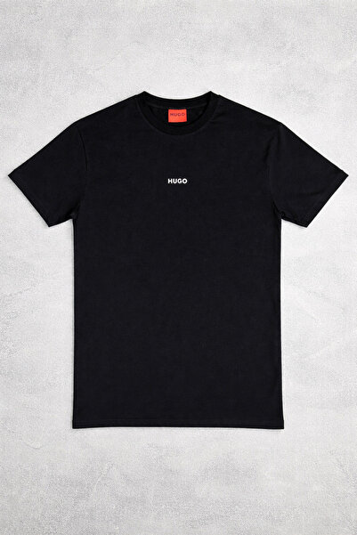 BOSS Tricou barbati negru bumbac premium