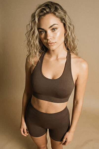 SESEH Brown Shaping / Sculpting Sports Bra - Stitch-Free Seamless Cup Bra |  ...