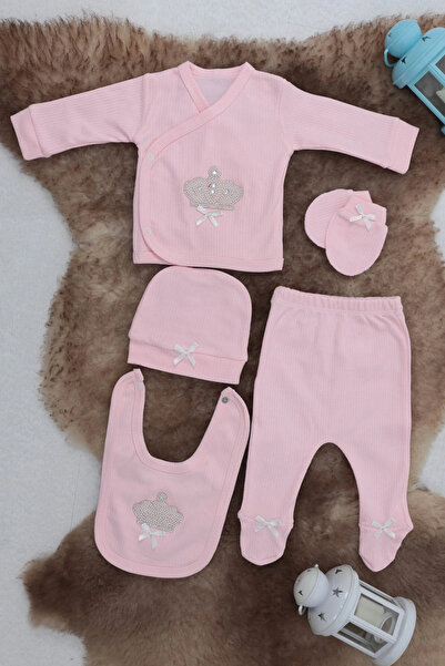 Sema Baby 5 Piece Hospital Release Bodysuit Set 0-3 Months - Queen